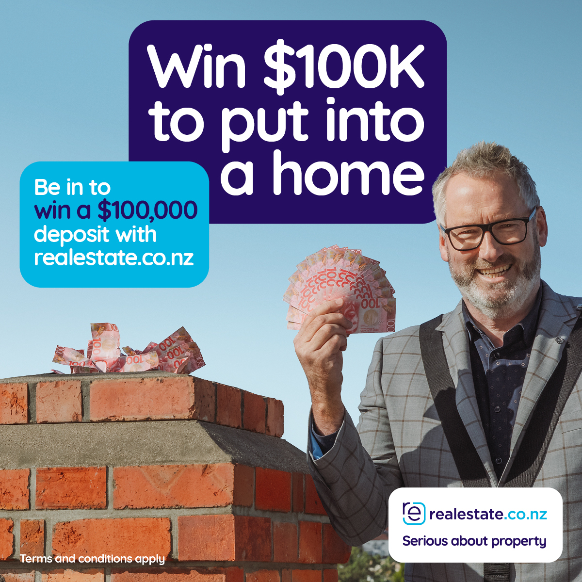 Win $100k towards your home purchase with Broadband Compare's good mates from realestate.co.nz Win $100k towards your home purchase with Broadband Compare's good mates from realestate.co.nz