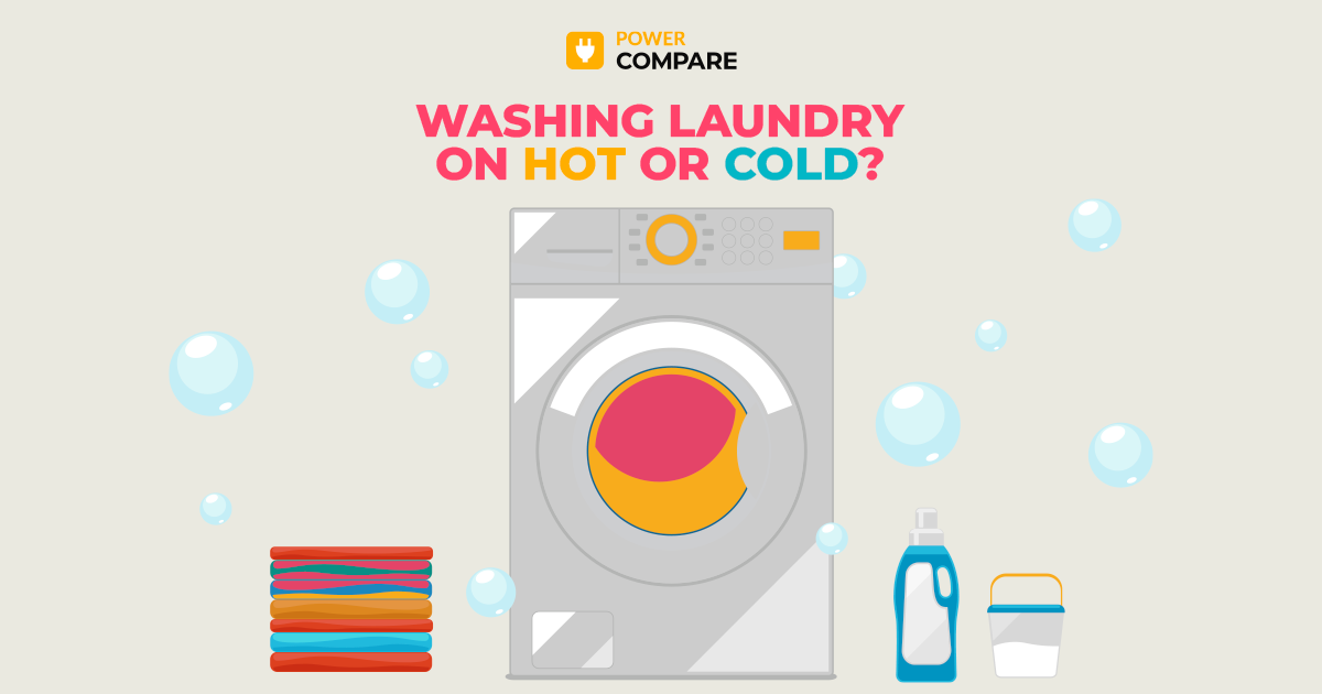 Washing Laundry on Hot or Cold - What's Better? With Power Compare