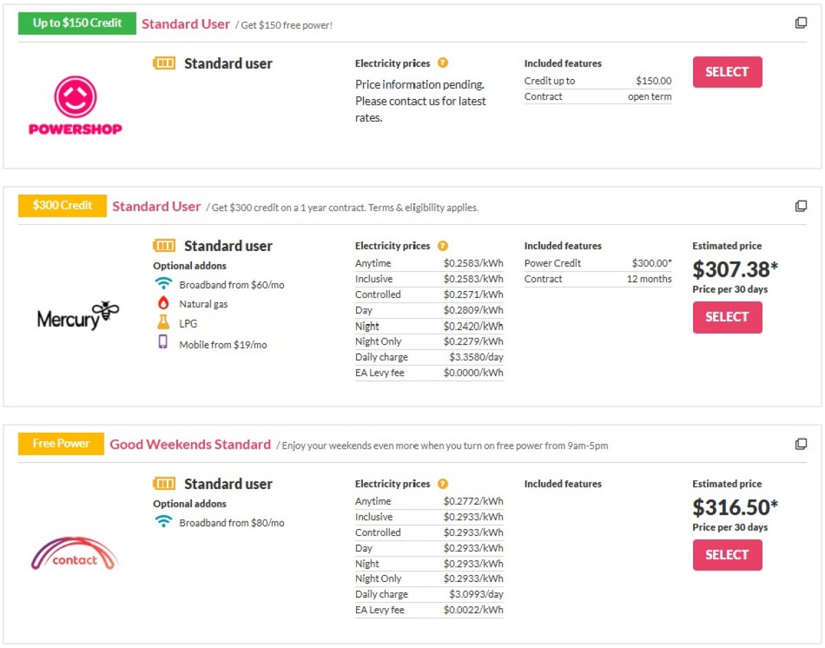 How will Billy.co.nz Compare Electricity Prices 